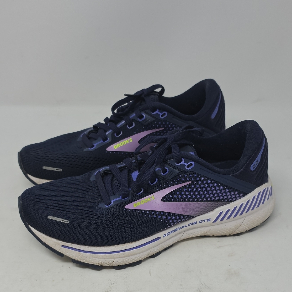 Brooks Adrenaline GTS Women's Running Shoes - Navy & Lavender Size 8
